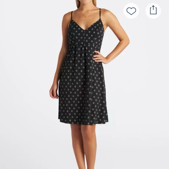 nine britton Lizzy Brushed Knit Dress Black Crisscross Back Size Small - Picture 1 of 12